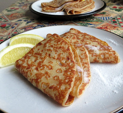 Crepes with Lemon & Sugar for Two