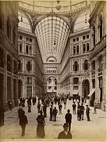 Brogi Carlo (1850-1925) Napoli Interno della Galleria Umberto