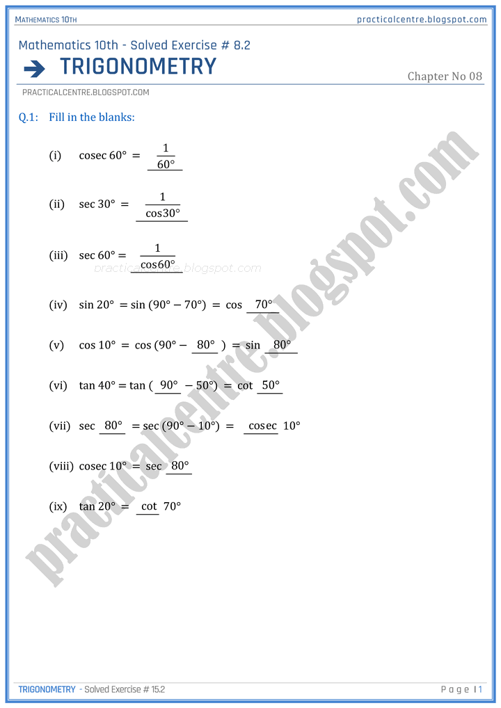 trigonometry-exercise-8-2-mathematics-10th