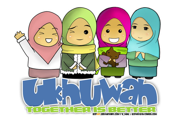 Ukhuwah; together is better - Kartun Dakwah Islam 