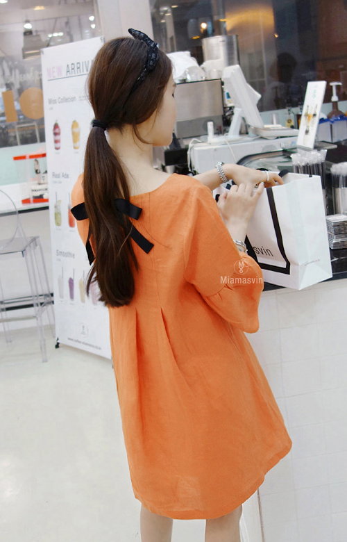 Flared Bell Sleeves Dress