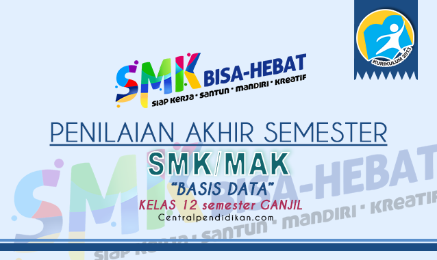 Contoh Soal PAS Basis Data SMK Kelas 12 Tahun 2023 disertai Jawaban