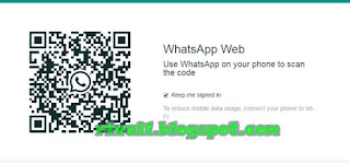 Kode QR untuk masuk ke whatsapp online