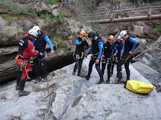 Canyoning in Chli Schliere