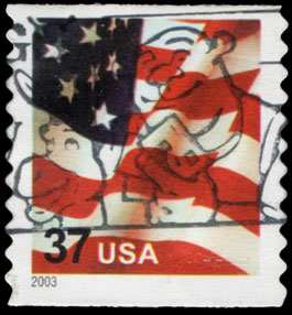 United States Postage Stamp US-3632A U.S Flag 37 cents 2003