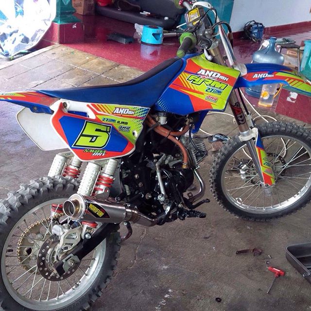  Jual Rangka Motor Trail Modifikasi Bebek Modif Untuk 