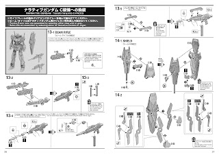 MANUAL BOOK MG 1/100 RX-9/C Narrative Gundam C-Packs Ver. Ka, Bandai