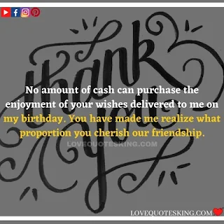 Thank you quotes for birthday wishes | Thank You Messages for Birthdays | Thank you messages for birthdays | Birthday thanks message