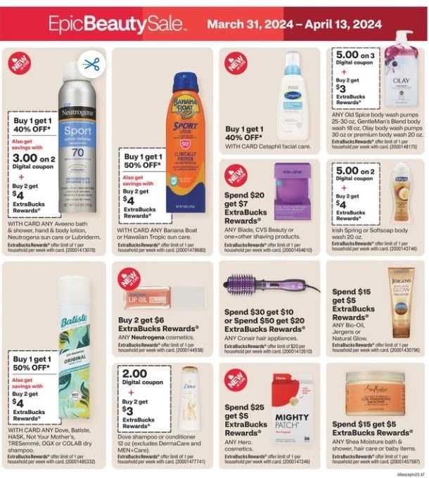 CVS Weekly Ad Preview 3/31-4/13