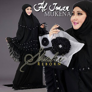 Al iman Mukena HITAM by Shaki