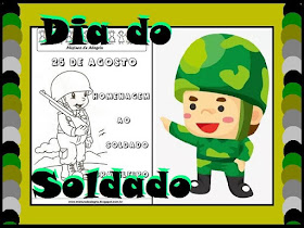 Desenhos para colorir dia do soldado