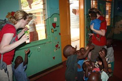 The kids loved bubbles!