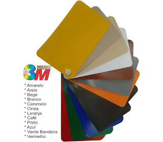 catalogo de cores plastico cortina