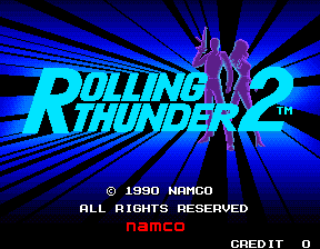 Rolling Thunder 2 Rom Namco Arcade MAME Descarga Rom rthun2.zip Namco Arcade MAME