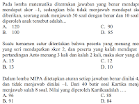 Contoh Soal Bentuk Aljabar Cerita Dan Jawabannya