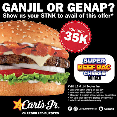 PROMO BURGER CARLS JR.