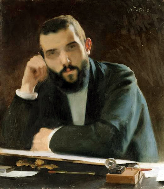 Retrato de Amadeu Vives, Antoni Utrillo Viadera, Maestros españoles del retrato, Retratos de Antoni Utrillo, Pintores Catalanes, Pintor español, Pintor Antoni Utrillo, Pintores de Barcelona, Pintores españoles, Antoni Utrillo