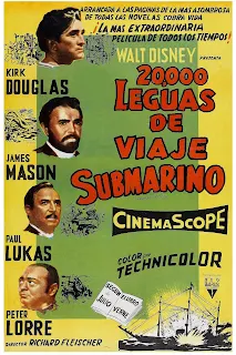 Película 20.000 leguas de viaje submarino (1954)
