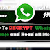 Decrypt & Read Chats from WhatsApp Backup File on Android