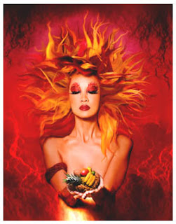 Goddess of Fire, by Suzette Troche-Stapp, Santa Barbara, CA