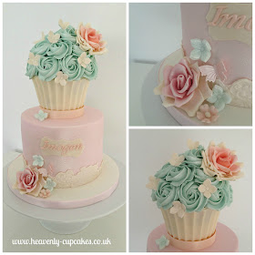 Cupcake Cupcakes vintage  Heavenly Cake.jpg Vintage buttercream cupcakes