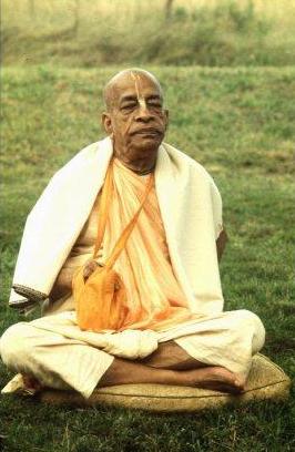 Srila Prabhupada Chanting on Japa Beads