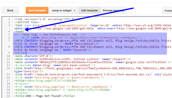 meta tags