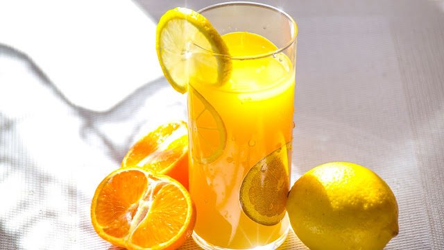Orange and Lemon Juice HD Wallpaper