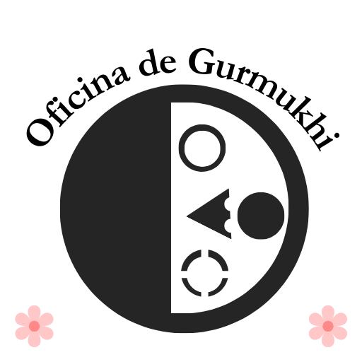 Imagem contendo título: "Oficina de Gurmukh" e imagem simbólica com 2 flores rosas ao solo