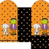 halloween cajas para los caramelos del truco o trato