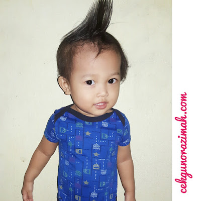 dhia zahra, fesyen rambut terkini, fesyen rambut anak perempuan, gaya  rambut pomade, rambut terpacak