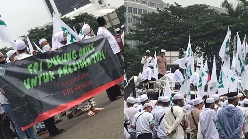 Aneh Demo FPI Reborn Berjalan Aman, Berikut Analisa 'Dugaan Rekayasa', Otak Intelektual dan Barang Bukti Yang Selalu Sama