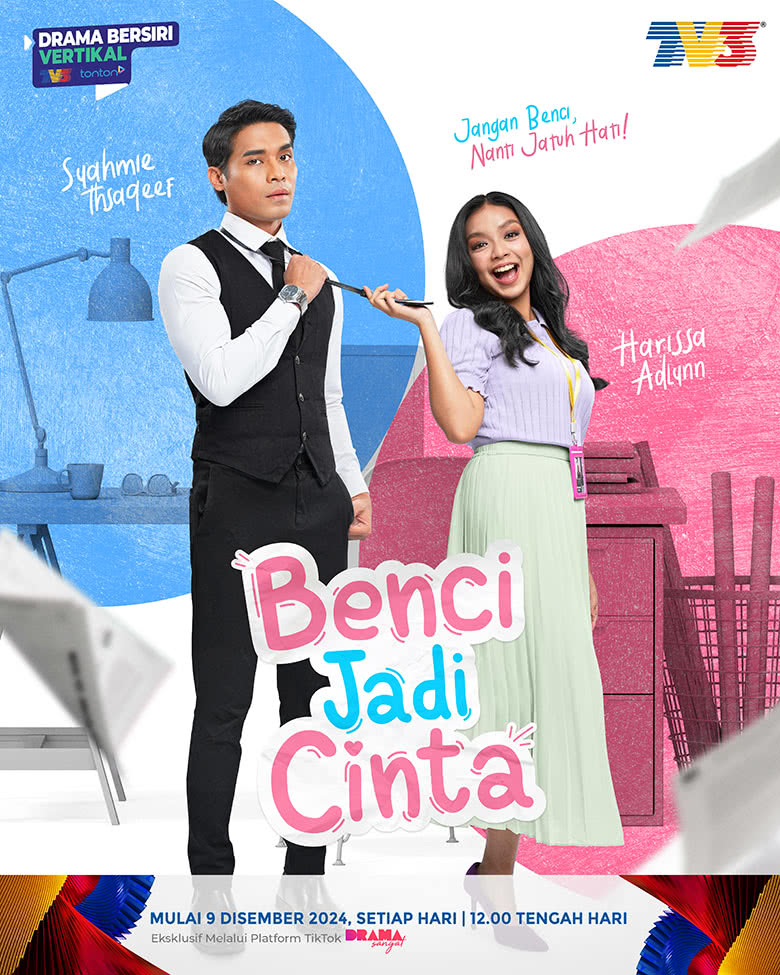 Drama Benci Jadi Cinta (TV3) - Imej utama