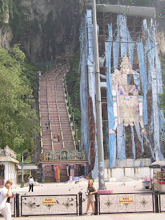 Cuevas Batu o Batu Caves. Kuala Lumpur, Malasia.