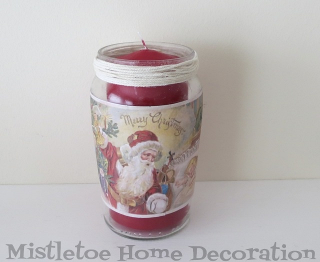 ... Home Decoration: Handmade Christmas decorations from glass jars