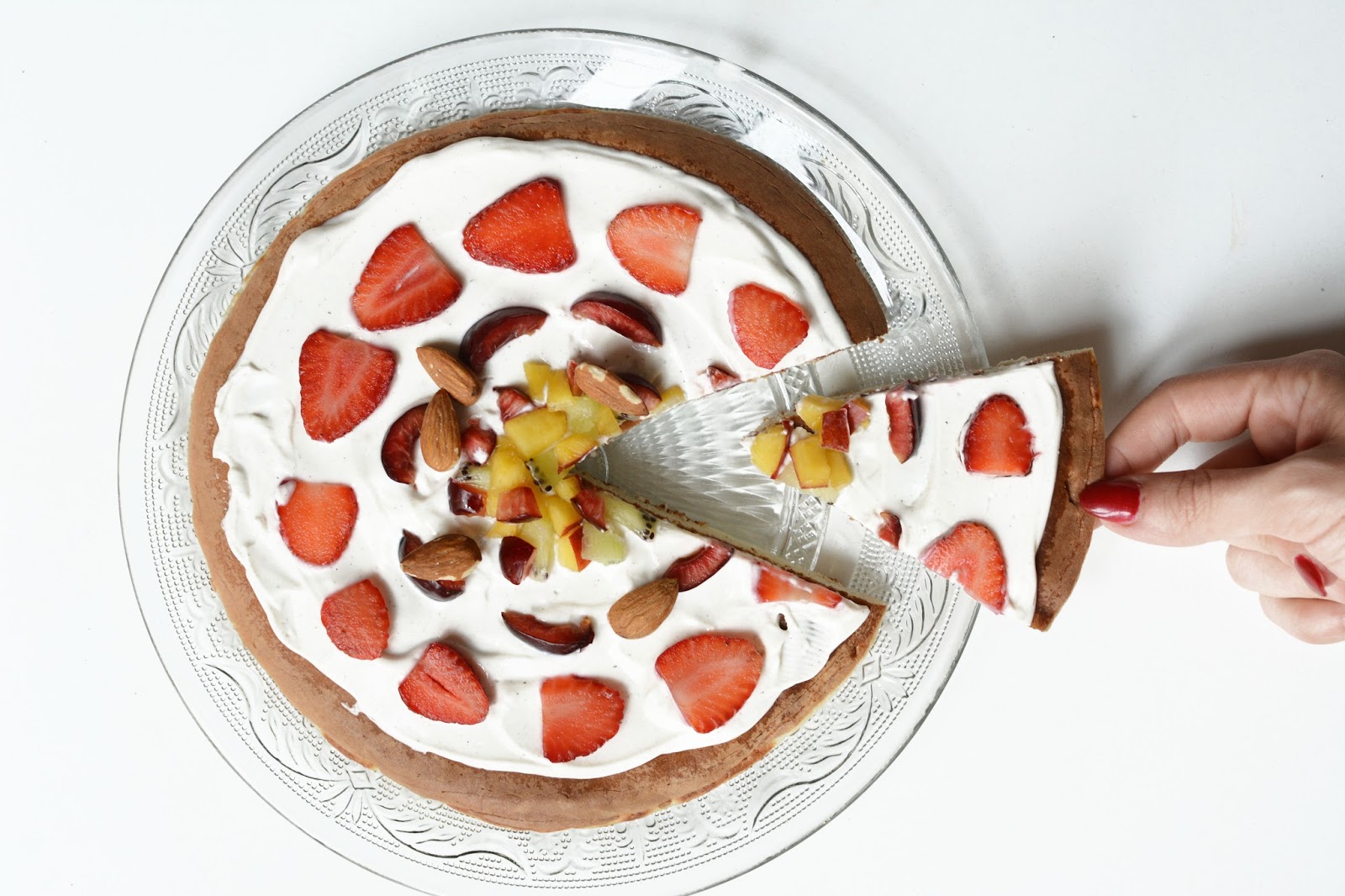 ricetta fruit pizza