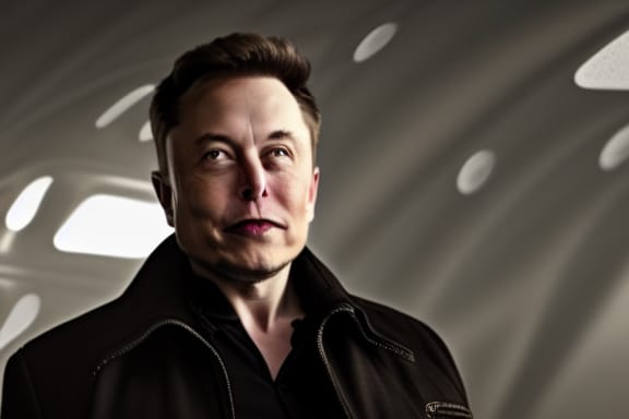 Elon Musk as a Bond villain