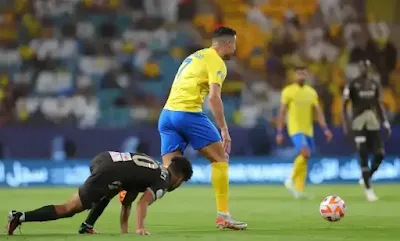 ملخص مباراة النصر وضمك