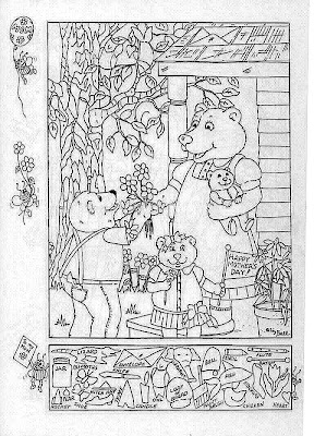 Mother  Coloring Pages on By Donna J  Shepherd  Mother S Day Hidden Picture Puzzle Coloring Page