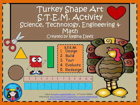 http://www.teacherspayteachers.com/Product/A-Turkey-Shape-STEMScience-Technology-Engineering-Math-1573804