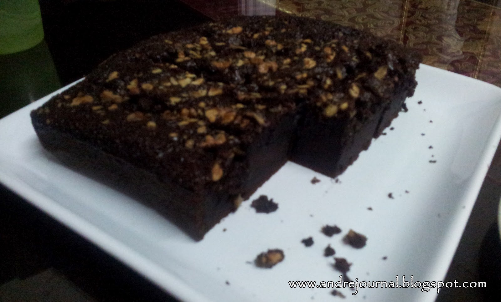 Andre Journal: Brownies Full of Choc & Walnut