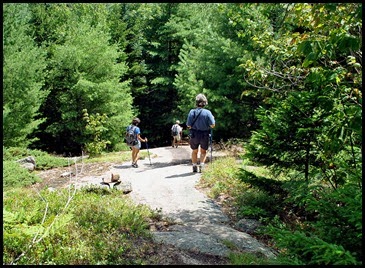 03e - Triad Trail - Heading down, difficult rock face