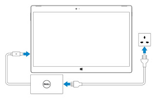 How to charging the DELL XPS 12 