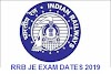RRB JE 2019 Exam Date Released | Check Now
