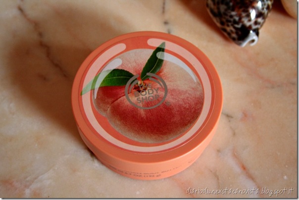 thebodyshop vineyard peach body butter