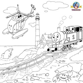 Harold the helicopter Thomas coloring pictures to print and color summer kids activities worksheets