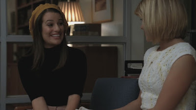 Rachel and Quinn talking together