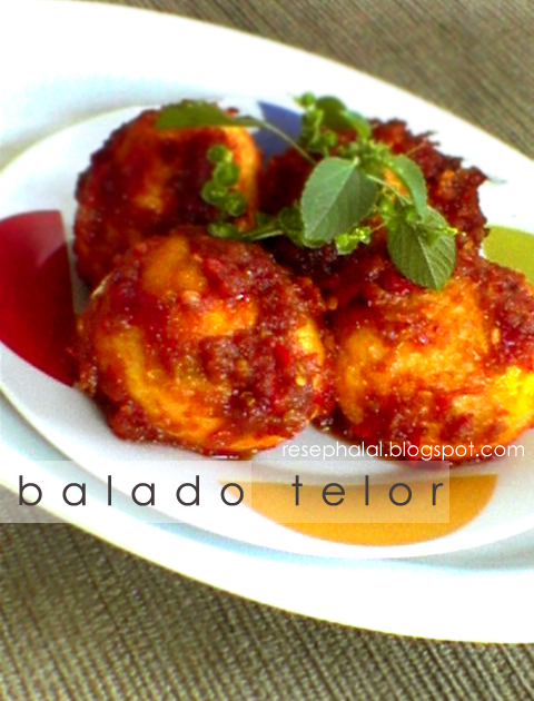 Balado Telor  Resep Halal