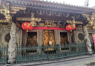 Thian Hock Keng Temple o Tianfu Temple, Chinatown, Singapur o Singapore.