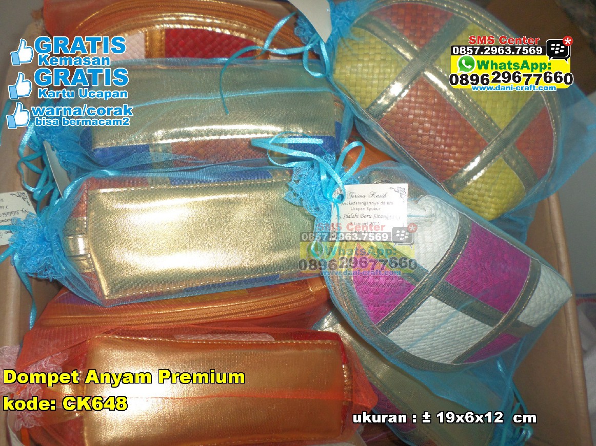 Dompet Anyam Premium Souvenir Pernikahan 